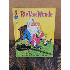 Vintage Rip Van Winkle A Rand McNally Hardcover Book